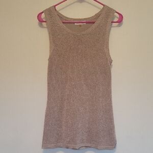 Calvin Klein Gold Shimmery Tank Top